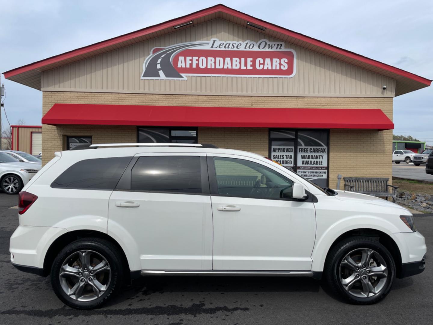 2016 White Dodge Journey (3C4PDCGB8GT) with an 4-Cyl, 2.4 Liter engine, Auto, 6-Spd AutoStick transmission, located at 8008 Warden Rd, Sherwood, AR, 72120, (501) 801-6100, 34.830078, -92.186684 - Photo#0